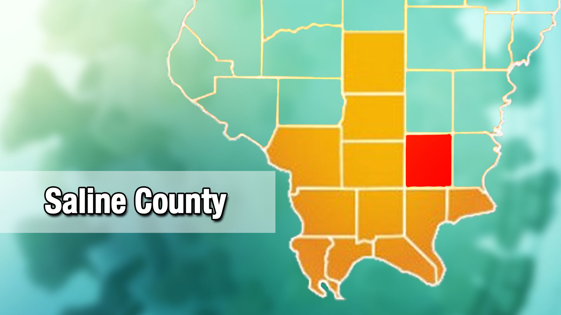 Saline County COVID-19 map